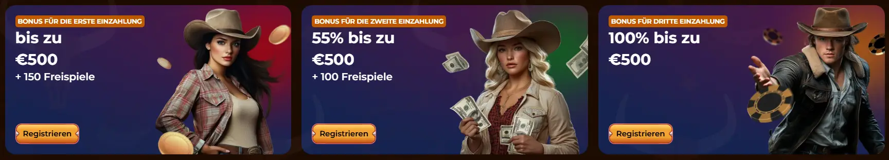 Rodeoslot Casino Willkommensbonus
